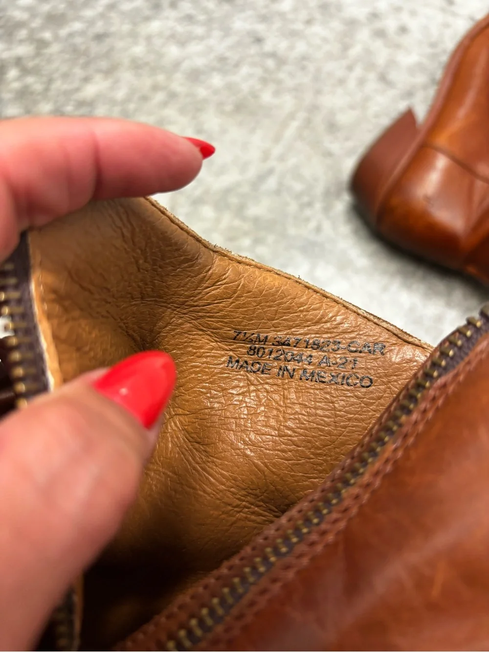Frye Carson  piping bootie size 7.5